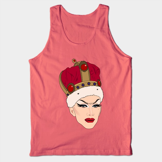 Sasha Velour Crown Tank Top by Jakmalone